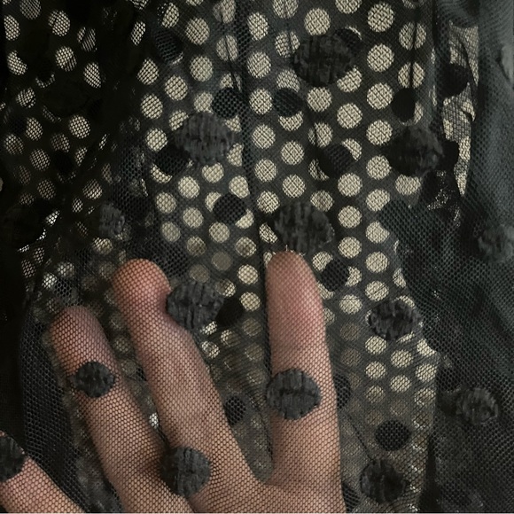 Lord & Taylor Sheer, Button-down, Collared Blouse Size XL Free with Purchase - Picture 4 of 10